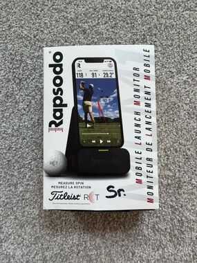 Rapsodo Mobile Launch Monitor MLM Golf Swing & Shot Tracker – Brand New